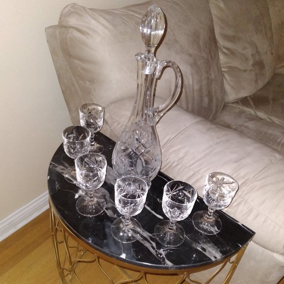 Elegant Crystal Set from Europe - Picture 1 of 6